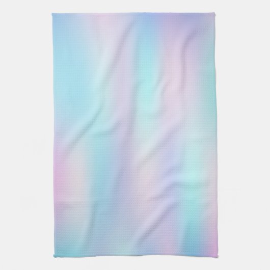 Abstracte Iridescent Achtergrond pasteelkleuren Theedoek (Verticaal)