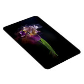 Abstracte Iris Bloem – Elegante Bloemkunst Magneet (Rechterzijde)