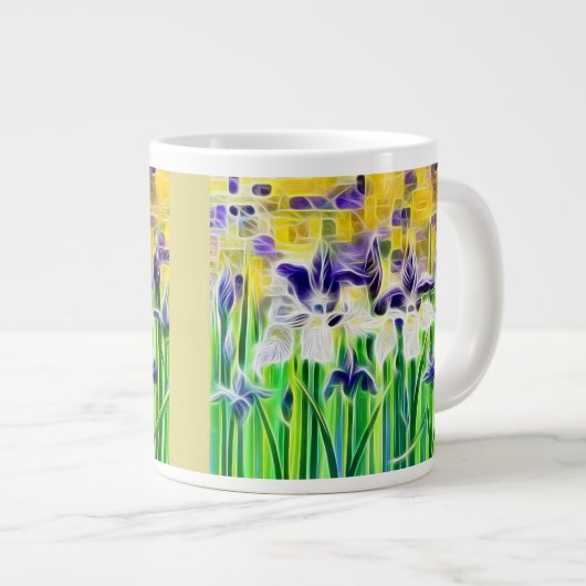 Abstracte Iris Kop (Voorkant rechts)