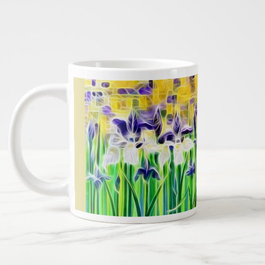 Abstracte Iris Kop (Links)