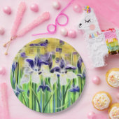 Abstracte Iris Papieren Servetten Bordje (Feest)