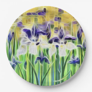Abstracte Iris Papieren Servetten Bordje