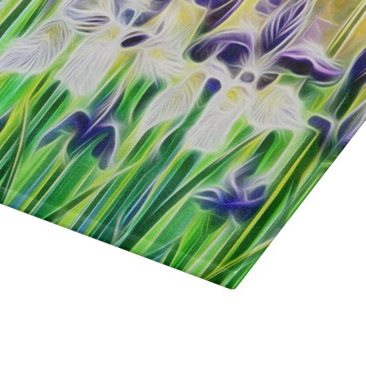 Abstracte Iris-schaal Snijplank (Hoek)