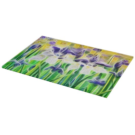 Abstracte Iris-schaal Snijplank (Hoek)