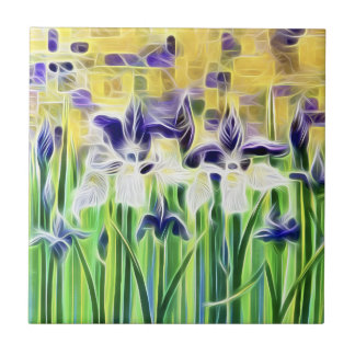 Abstracte Iris Tegel Tegeltje