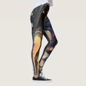 Abstracte iriserende kunst Leggings (Rechts)