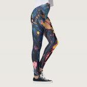 Abstracte iriserende kunst Leggings (Rechts)