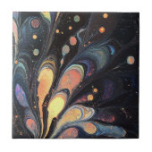 Abstracte iriserende kunst Tegel Tegeltje (Voorkant)