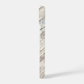 Abstracte ivoor textuur iPhone 15 case (Linkerkant)