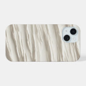 Abstracte ivoor textuur iPhone 15 case (Achterkant horizontaal)