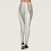 Abstracte ivoor textuur leggings (Achterkant)