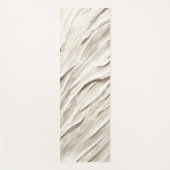Abstracte ivoor textuur yogamat (Voorkant)