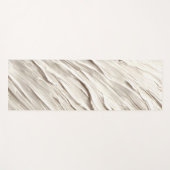 Abstracte ivoor textuur yogamat (Voorkant (horizontaal))