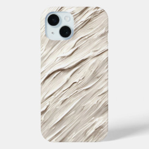 Abstracte ivoren textuur iPhone 15 case