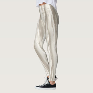 Abstracte ivoren textuur leggings