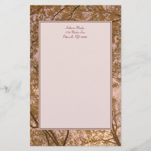 Abstracte jaarbakkerij briefpapier