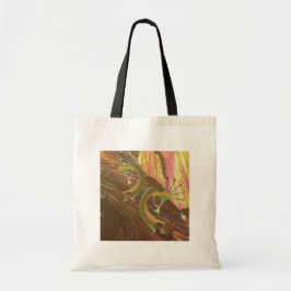 Abstracte jam-sessie Kokopelli Tote Bag
