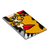 Abstracte Jazz Art, Muziekkunst (art), abstrac Notitieboek (Rechterzijde)