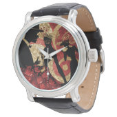 Abstracte Jazz Serenade Horloge (Gekanteld)