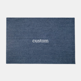abstracte jeans op maat deurmat