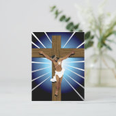 Abstracte Jezus Christus Briefkaart (Staand voorkant)