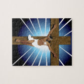 Abstracte Jezus Christus Legpuzzel (Horizontaal)