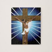 Abstracte Jezus Christus Legpuzzel (Verticaal)
