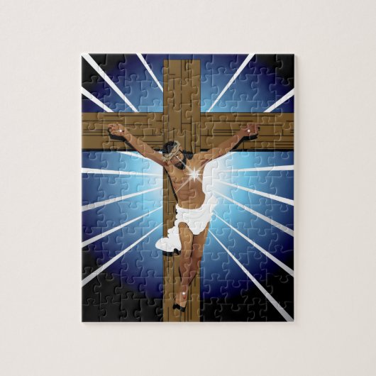 Abstracte Jezus Christus Legpuzzel (Verticaal)