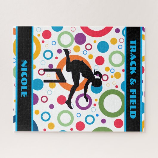 Abstracte jigzaadpuzzle volgen en in het veld legpuzzel (Horizontaal)