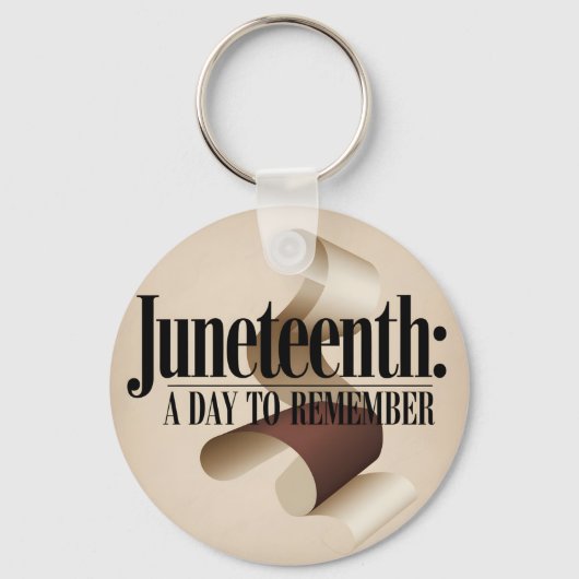 Abstracte Juneteenth Een dag om te onthouden Sleutelhanger (Voorkant)