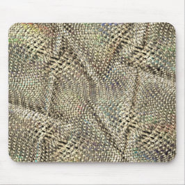 Abstracte jute met lichte gouden metalen toonwerpi muismat