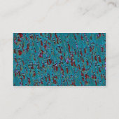 Abstracte juwelen visitekaartje (Achterkant)