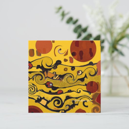 Abstracte kaart (Staand voorkant)