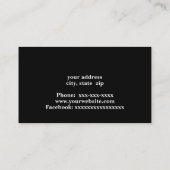 abstracte kaart van een stenen pad of loopbrug visitekaartje (Achterkant)