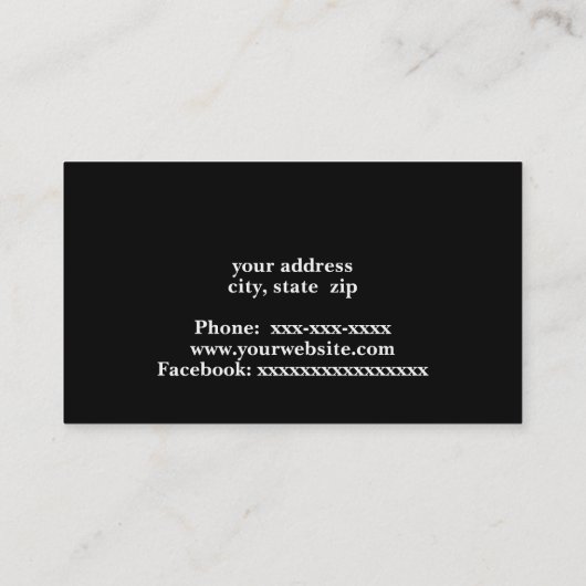 abstracte kaart van een stenen pad of loopbrug visitekaartje (Achterkant)