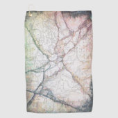 Abstracte kaart van Noord-Amerika Golfhanddoek (Voorkant)