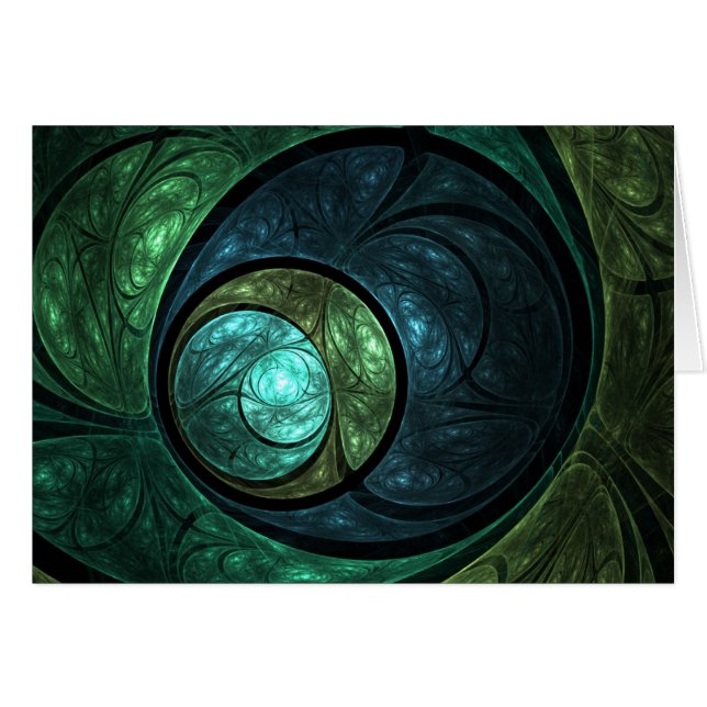 Abstracte kaart voor kleurenweergave (Voorkant Horizontaal)