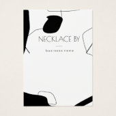 Abstracte Kaart voor zwart-wit Ketting (Voorkant)