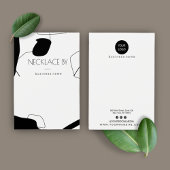 Abstracte Kaart voor zwart-wit Ketting