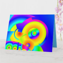 Abstracte Kaart zonnebloemen