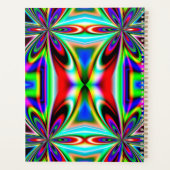 Abstracte Kaleidoscoop Kleurrijk Ontwerp-11438 Planner (Achterkant)