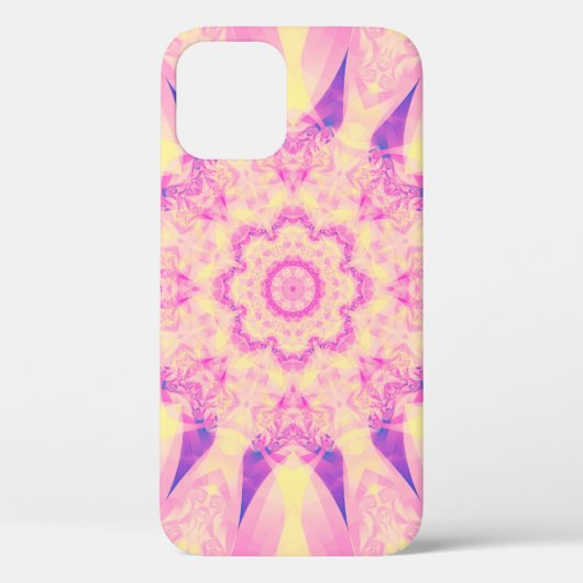 Abstracte kaleidoscoop pastelachtergrond. prachtig Case-Mate iPhone case (Achterkant)