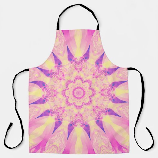 Abstracte kaleidoscoop pastelachtergrond. prachtig schort (Voorkant)