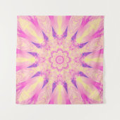 Abstracte kaleidoscoop pastelachtergrond. prachtig wandkleed (Voorkant (horizontaal))