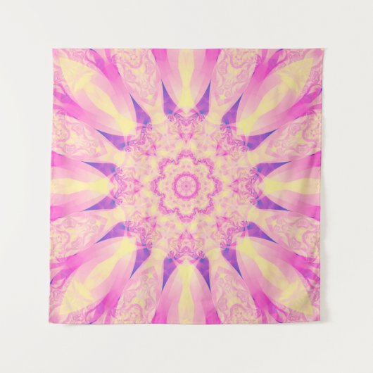 Abstracte kaleidoscoop pastelachtergrond. prachtig wandkleed (Voorkant)