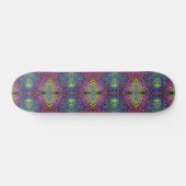 Abstracte Kaleidoscoop Patroon Persoonlijk Skateboard (Horizontaal)