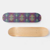 Abstracte Kaleidoscoop Patroon Persoonlijk Skateboard (Horizontaal)