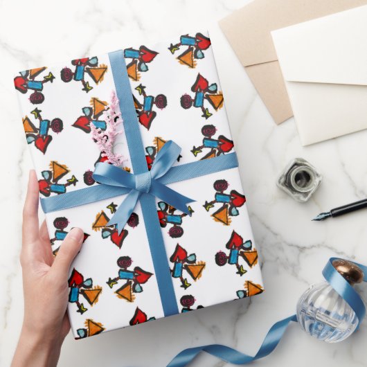Abstracte Kaleidoscoop Print Pattern Cadeaupapier (Geschenken)