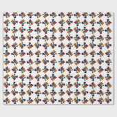 Abstracte Kaleidoscoop Print Pattern Cadeaupapier (Vlak)