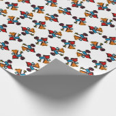 Abstracte Kaleidoscoop Print Pattern Cadeaupapier (Hoek)